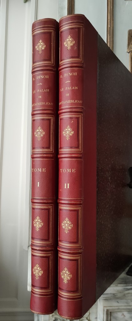 Pfnor Monographie Palais Fontainebleau : exemplaire relié publié en 1863