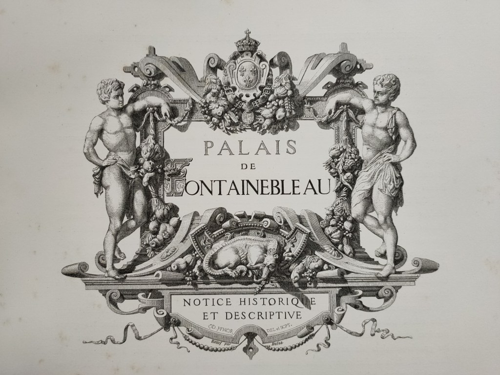 Pfnor Monographie Palais Fontainebleau : avec une notice historique et descriptive de Champollion-Figeac