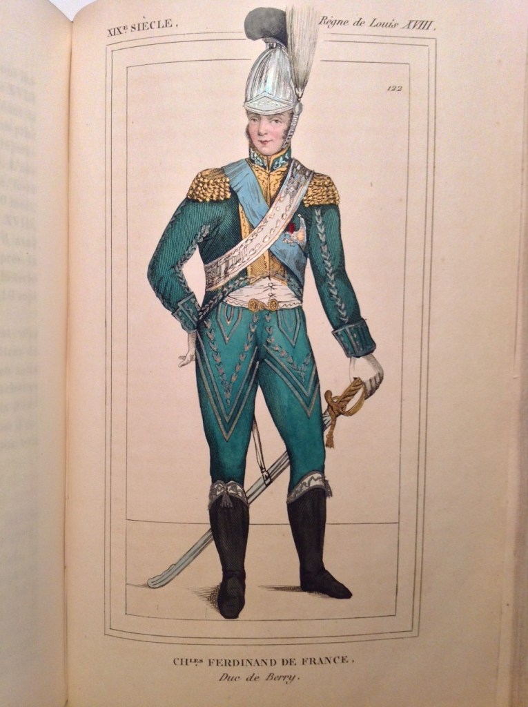 Costumes français depuis Clovis : duc de Berry