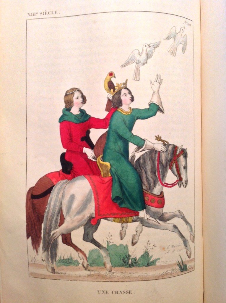 Costumes français depuis Clovis : une chasse