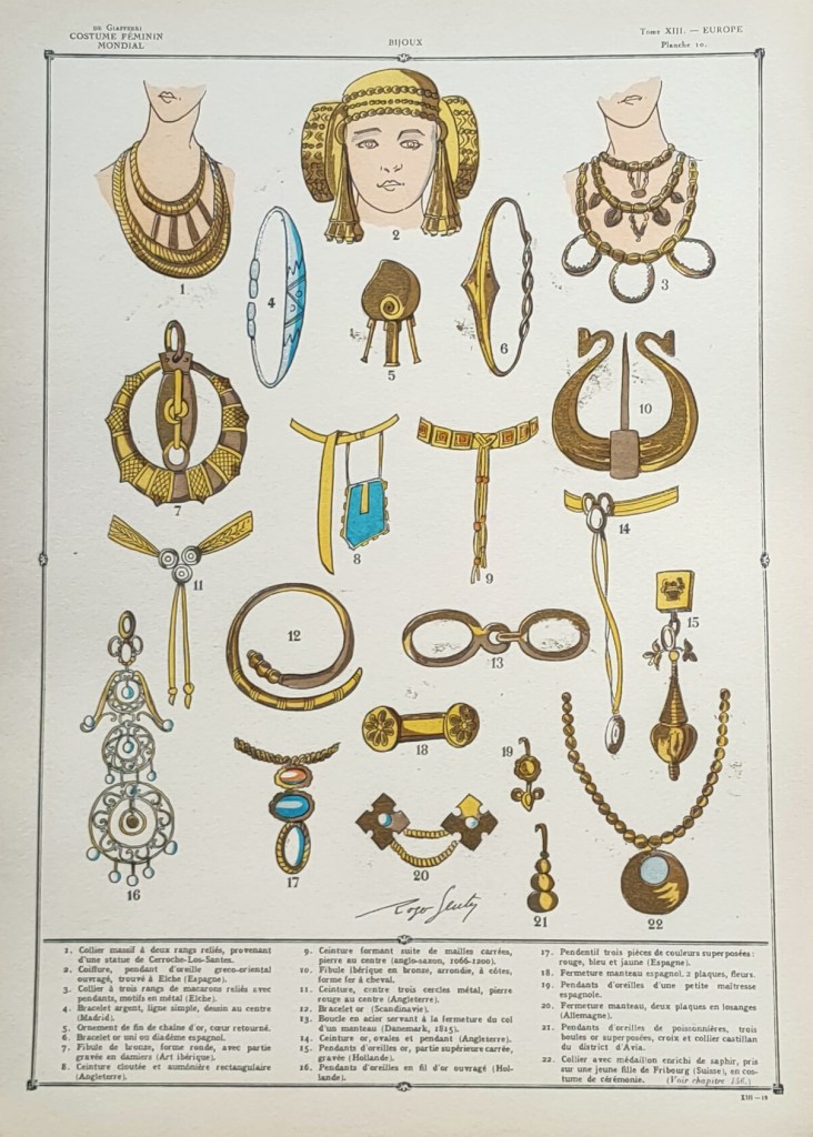 Giafferri Histoire Costume Féminin : le costume européen