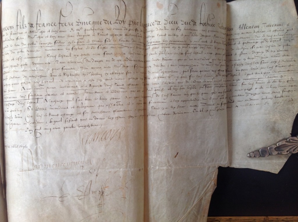 Abbaye Saint Aubin Angers : manuscrit 1223-1767