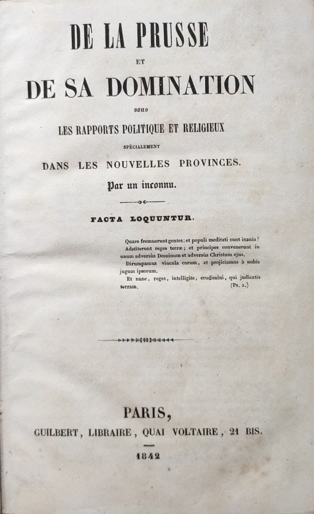 De la Prusse vicomte de Failly