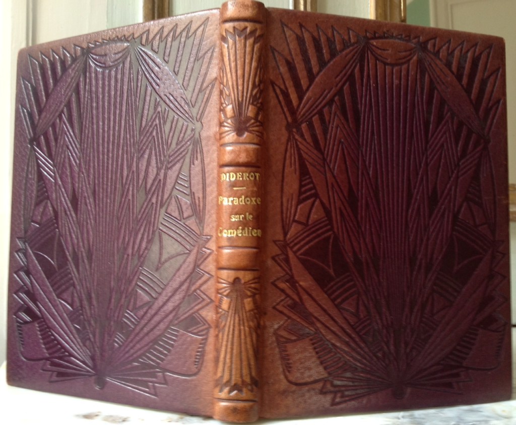 René Kieffer relieur d'art : le paradoxe du comédien de Diderot