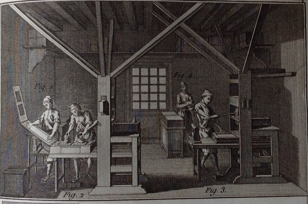 Encyclopédie Méthodique Charles Panckoucke : imprimerie