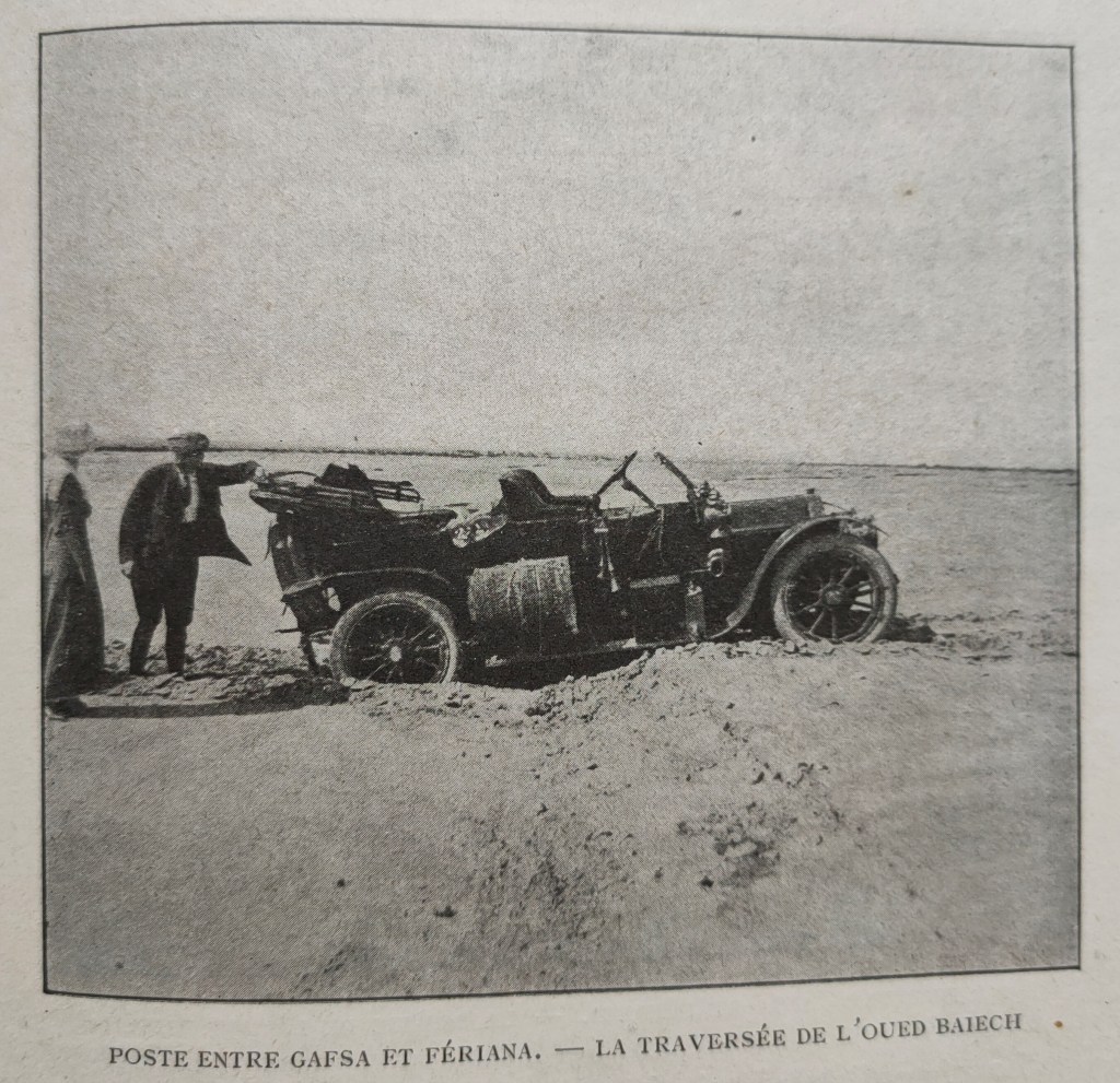 Automobile Club Rhône 1902 ; photo du voyage en Tunisie en 1913