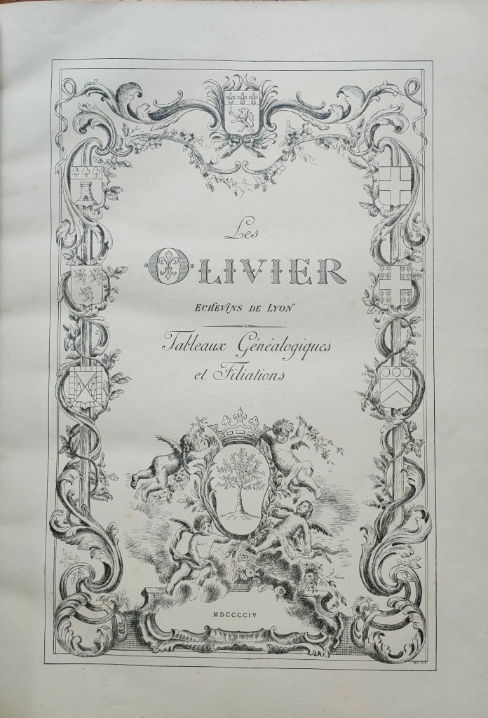 Les Olivier échevins de Lyon