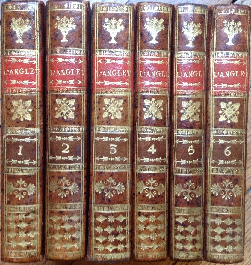 Georges Bernard Depping Histoire Angleterre : 6 volumes reliure de l'époque