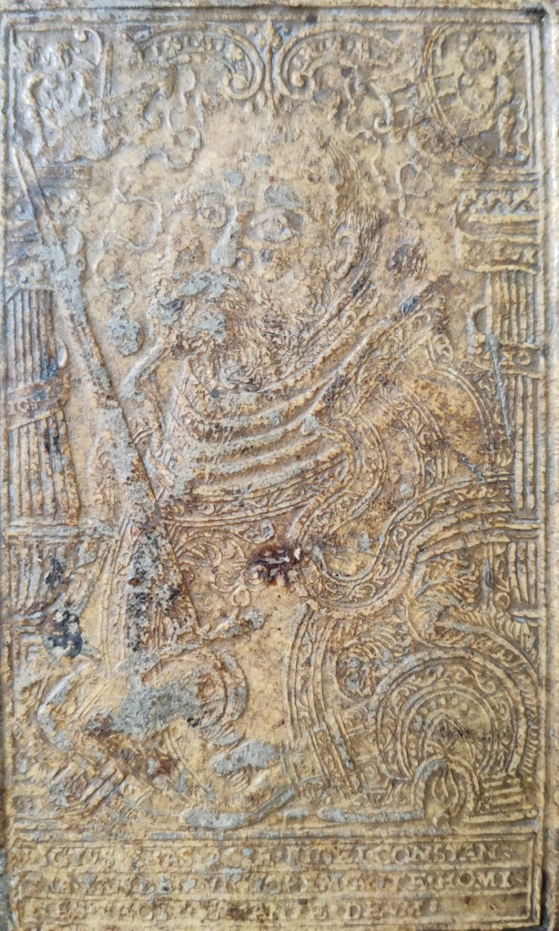 Botaniste Mathias de Lobel : Atelier reliure Thomas Krüger Wittenberg représentation du duc de Saxe