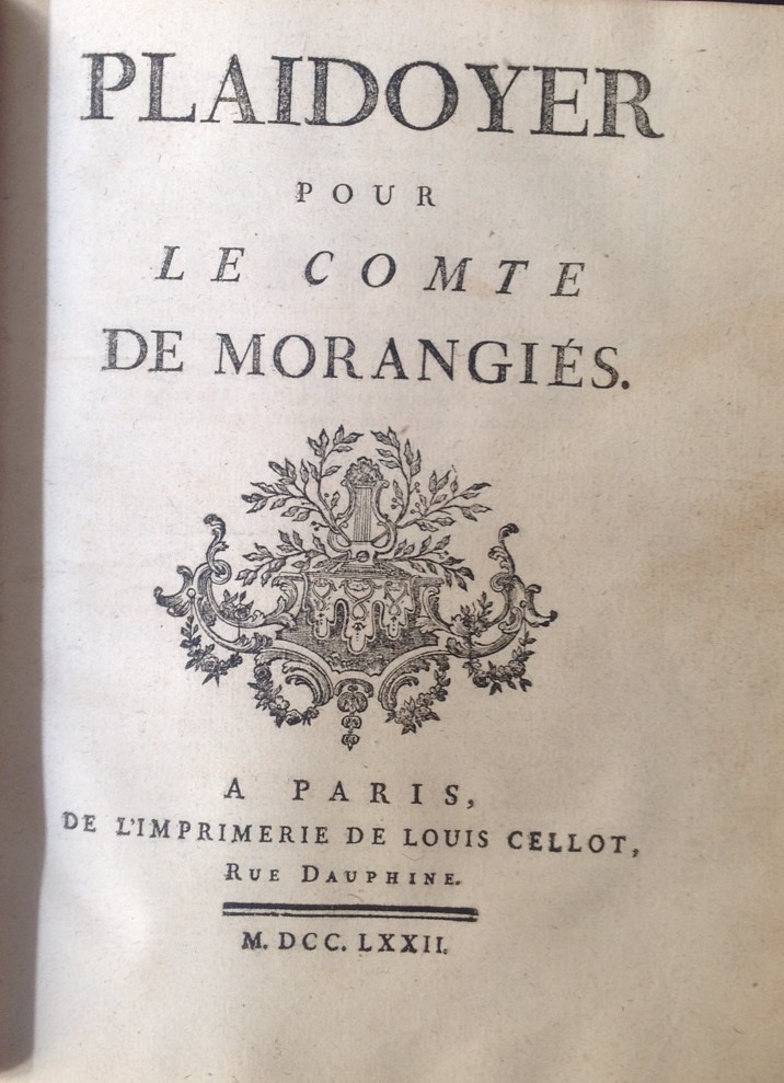 comte de Morangiès