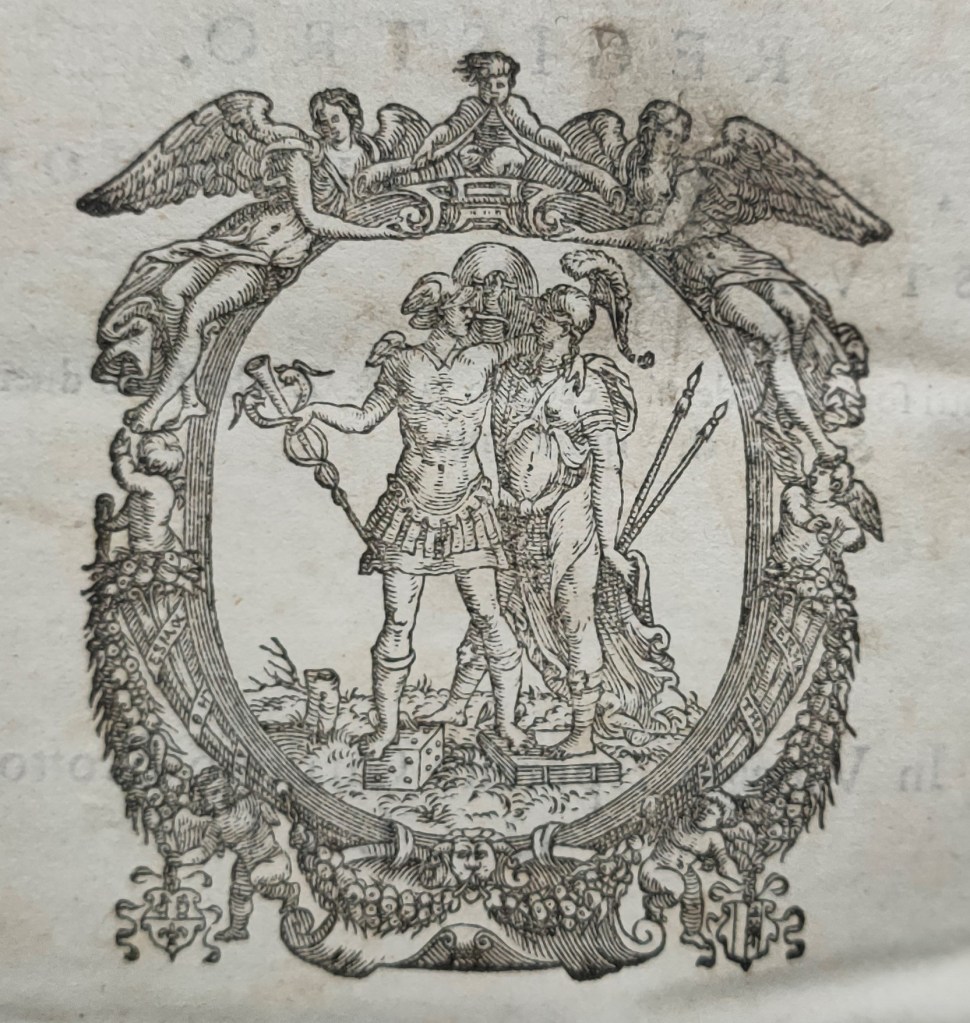 Marque typographique de Gualtiero Scotto