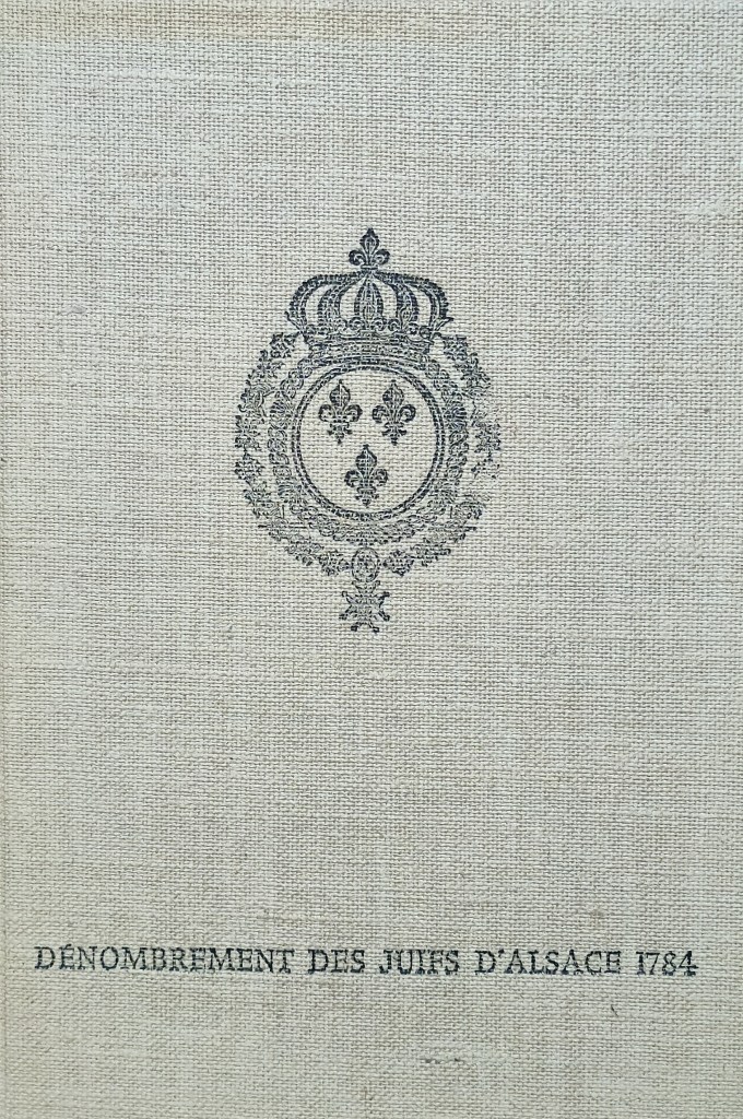 Dénombrement général des juifs 1784