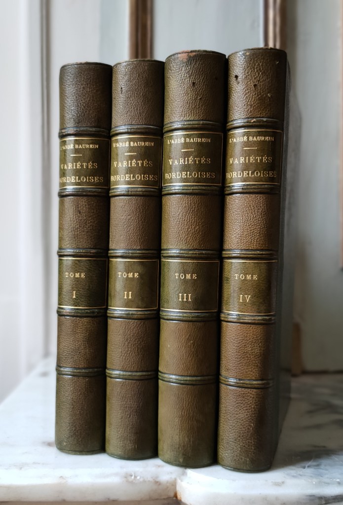 Abbé Baurein Variétés bordeloises