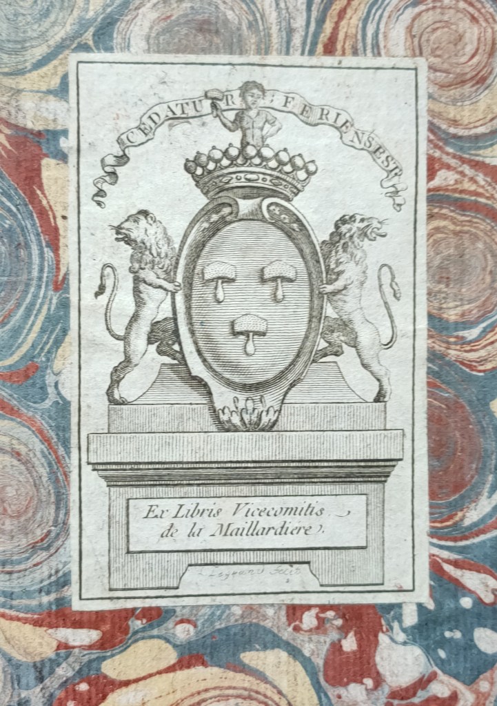 ex-libris vicomte de la Maillardière