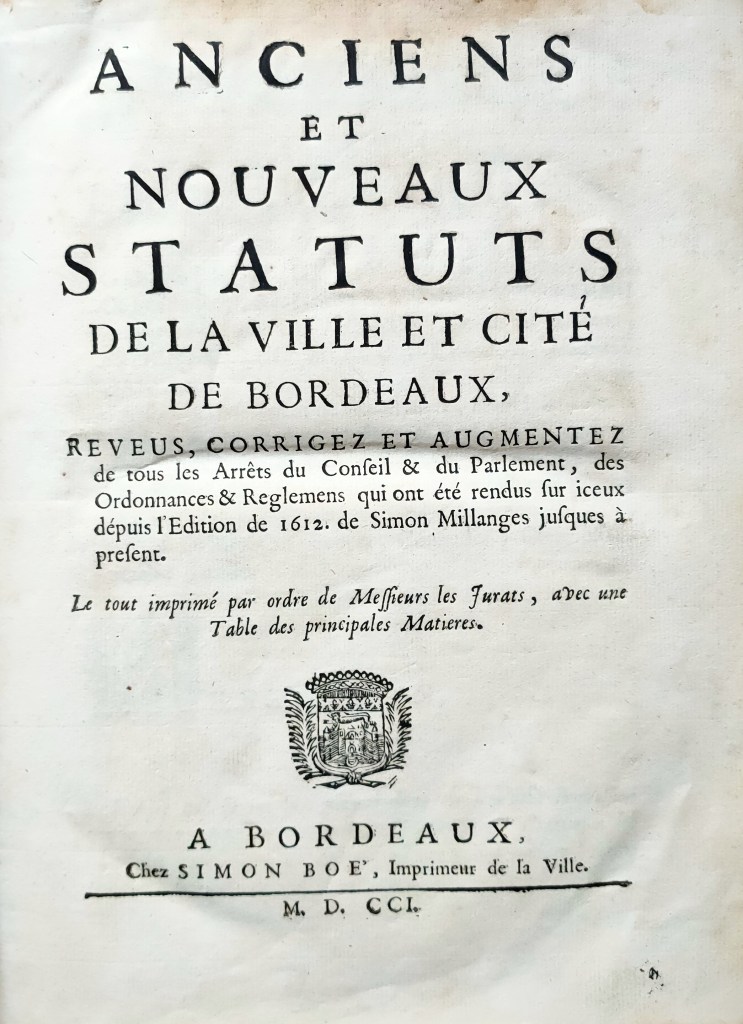 Statuts Bordeaux Lurbe Tillet