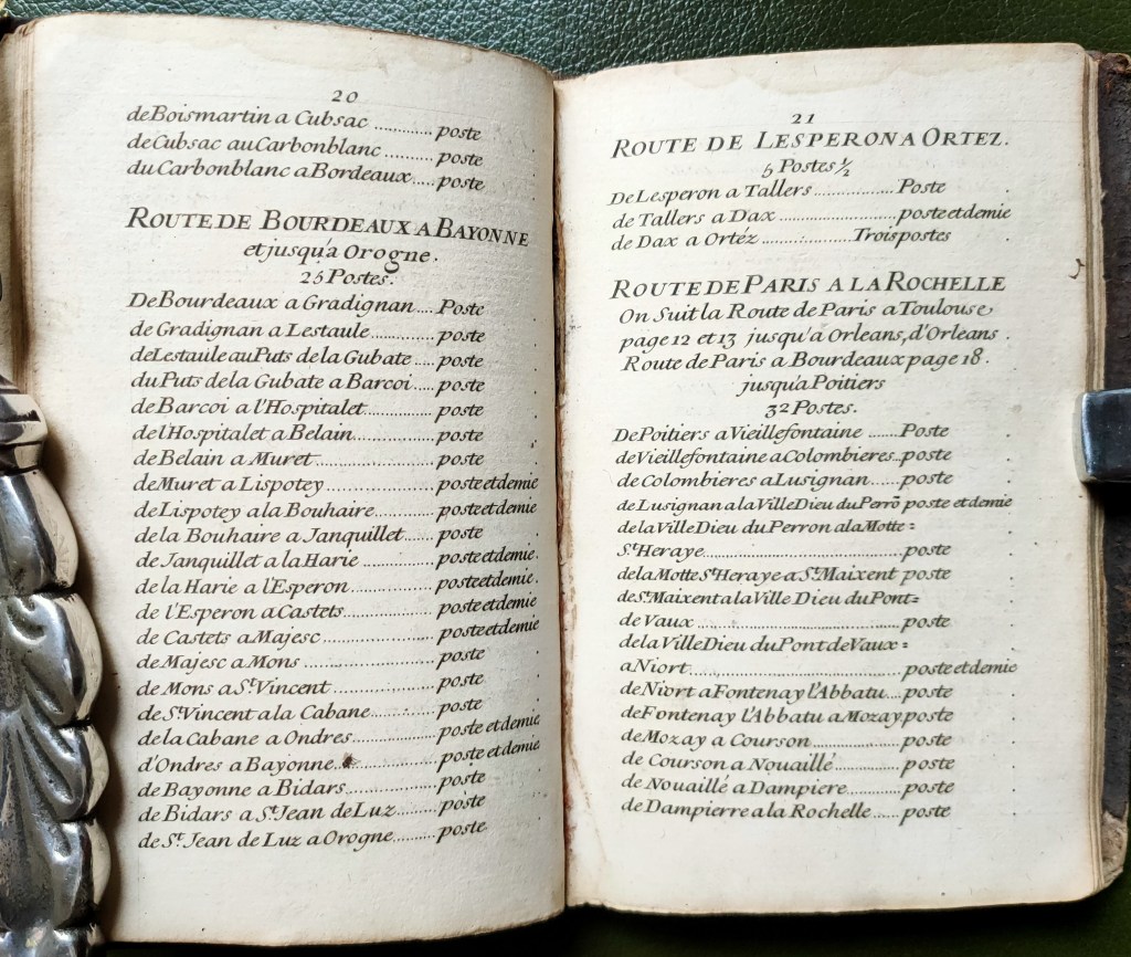 Liste Générale des Postes de France en 1723 CARDINAL DUBOIS