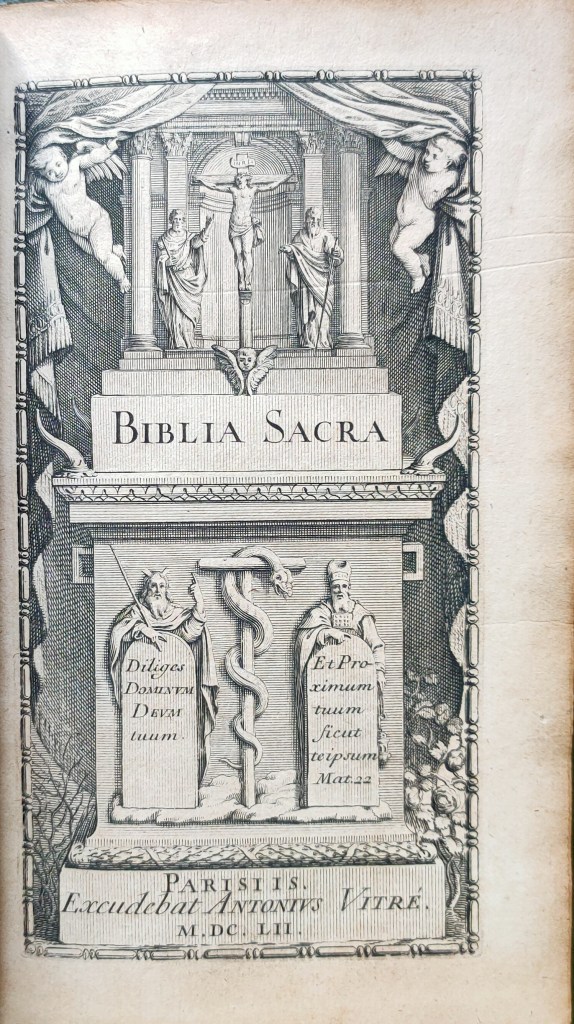 Biblia sacra Antoine Vitré