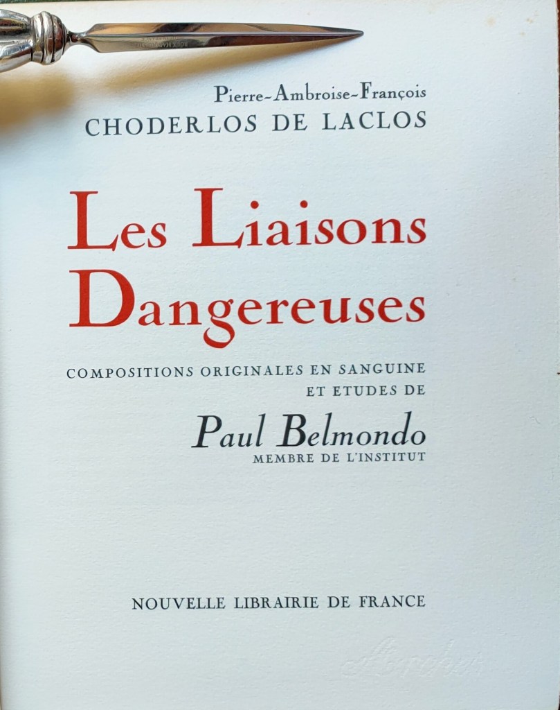 Choderlos Laclos liaisons dangereuses