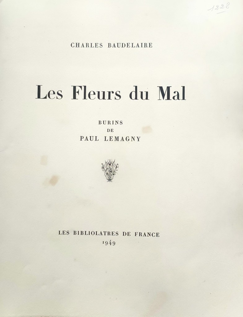 Charles Baudelaire Les Fleurs du mal