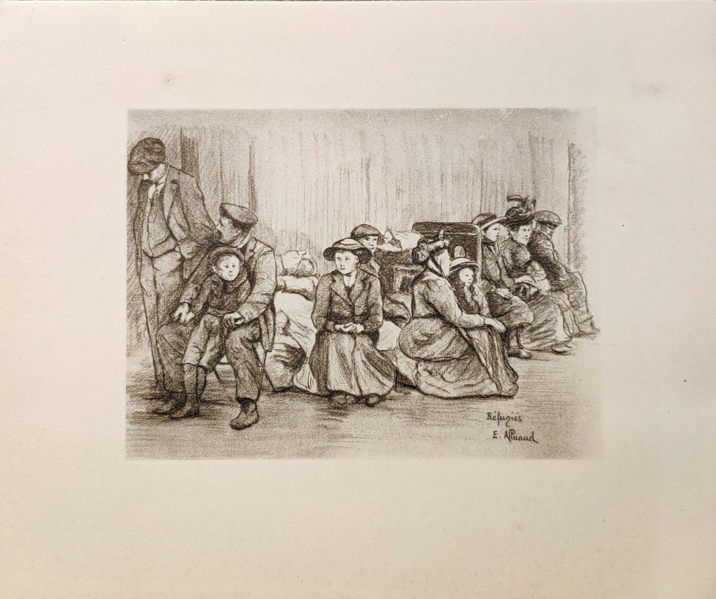 Eugène Alluaud dessins de guerre