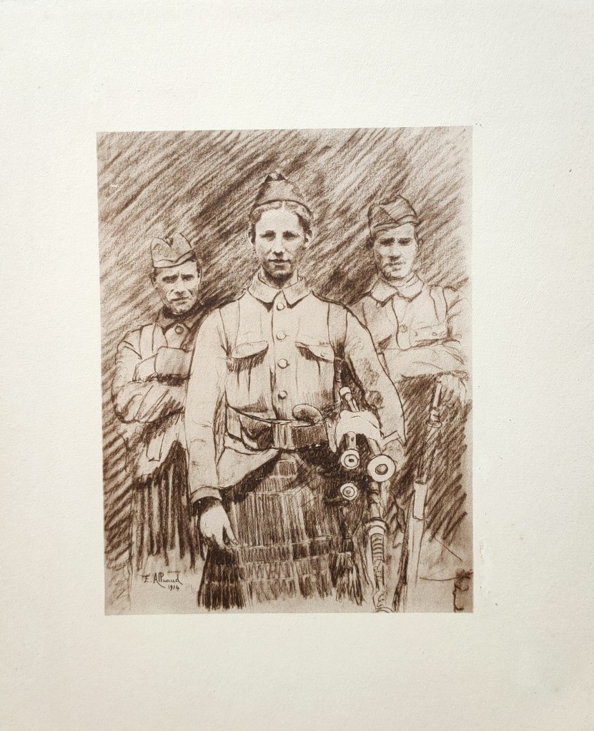 Eugène Alluaud dessins de guerre