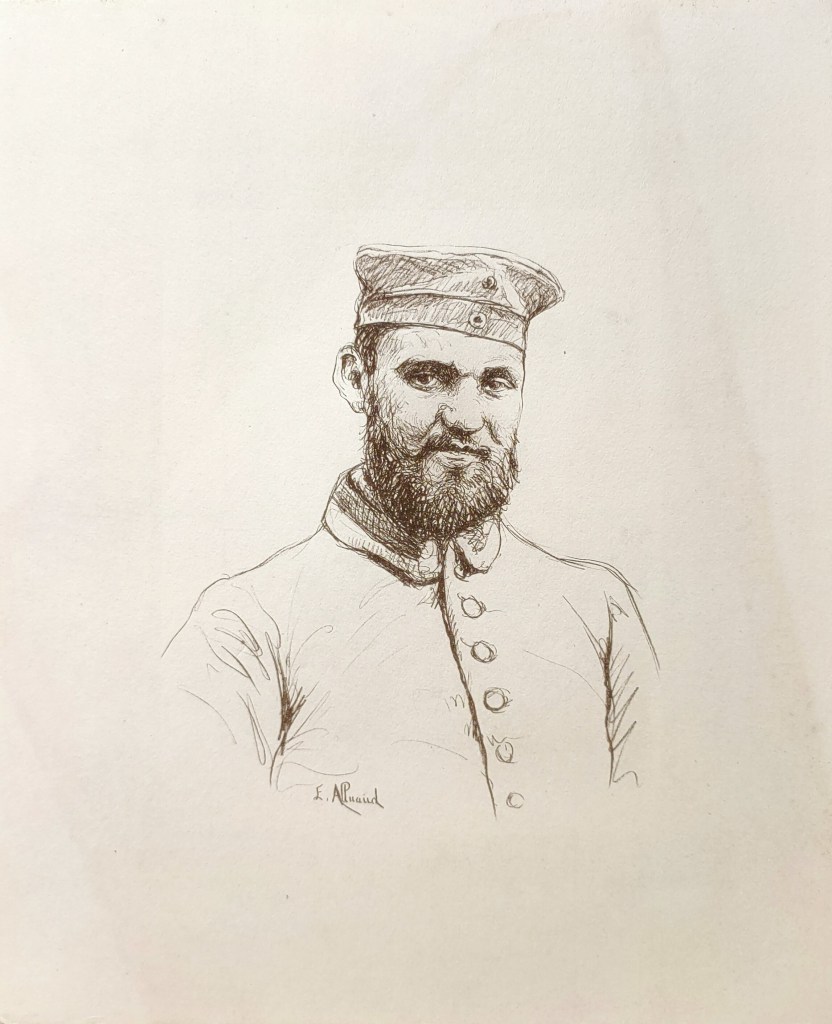 Eugène Alluaud dessins de guerre