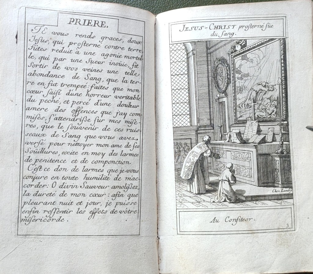 Sainte Messe Pierre Landry : gravure interne