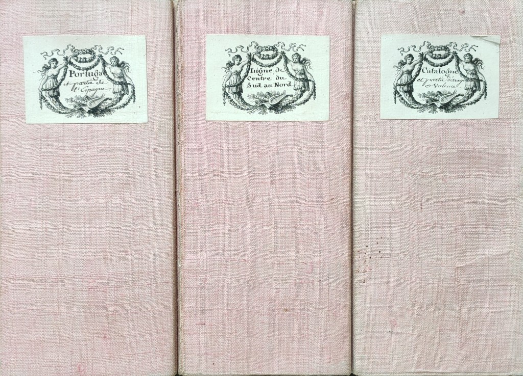 Carte de l'Espagne et du Portugal 1809
