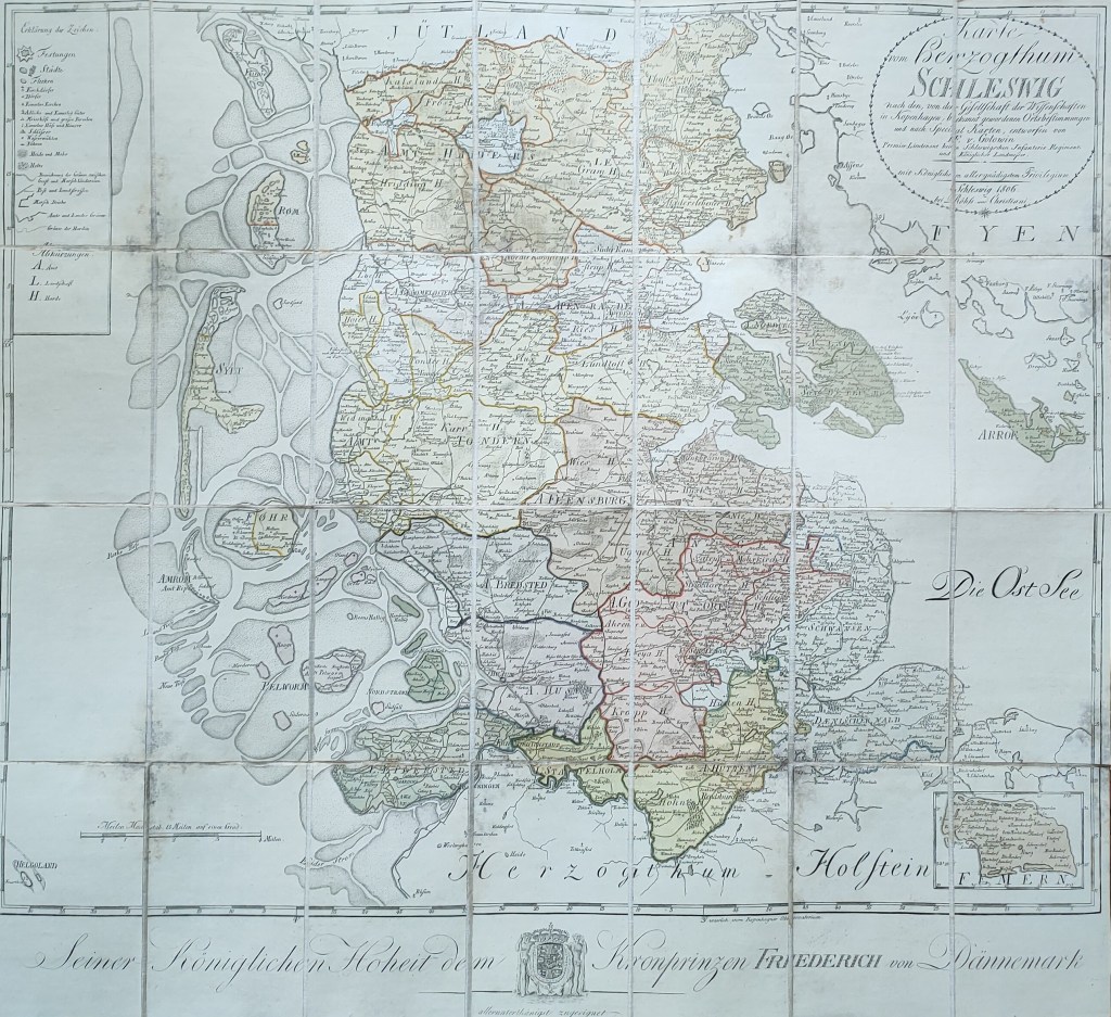 Karte vom Herzogthum Schleswig