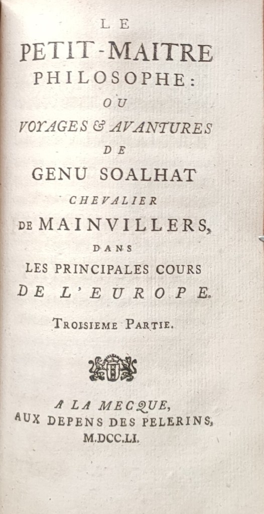 Le petit-maître philosophe