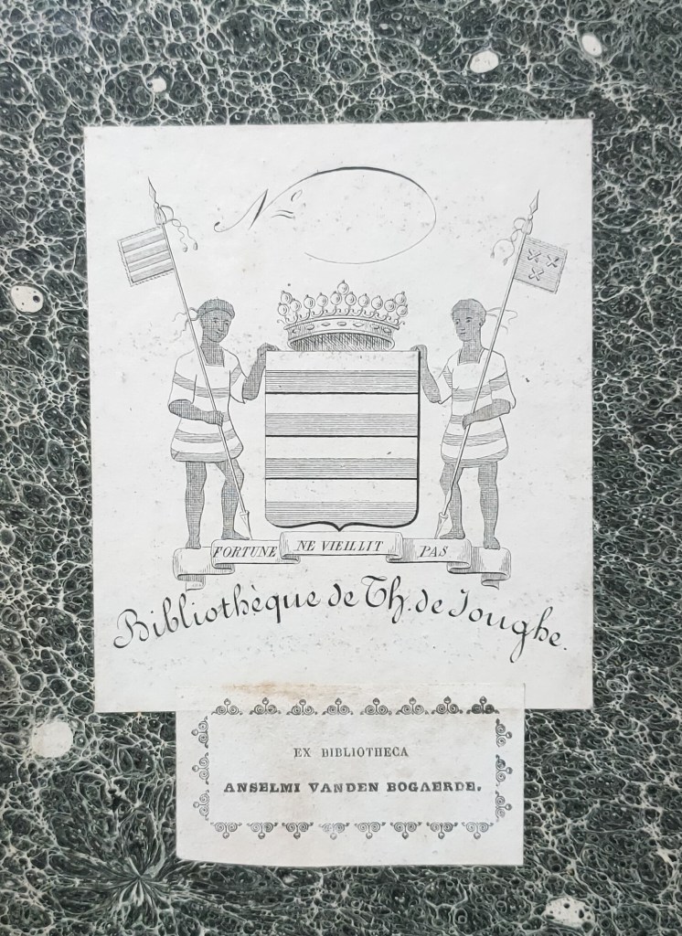 Ex-libris Théodore de Jonghe (1801 - 1860)