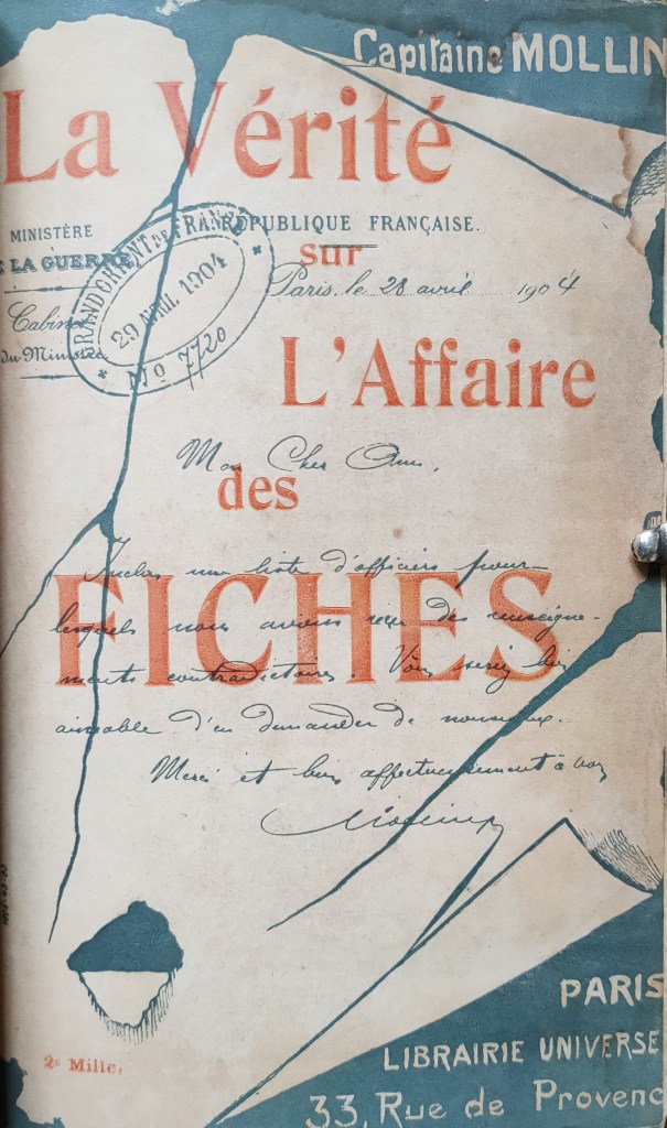 Capitaine Mollin affaire fiches