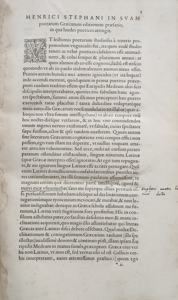 Henricus Stephanus secundus