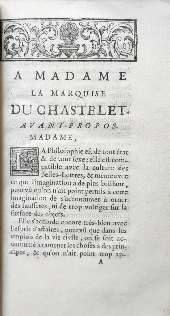 Voltaire Marquise du Châtelet