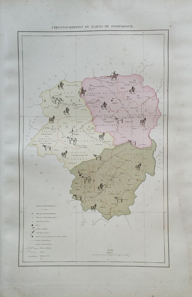 Eugène Gayot Atlas statistique des chevaux