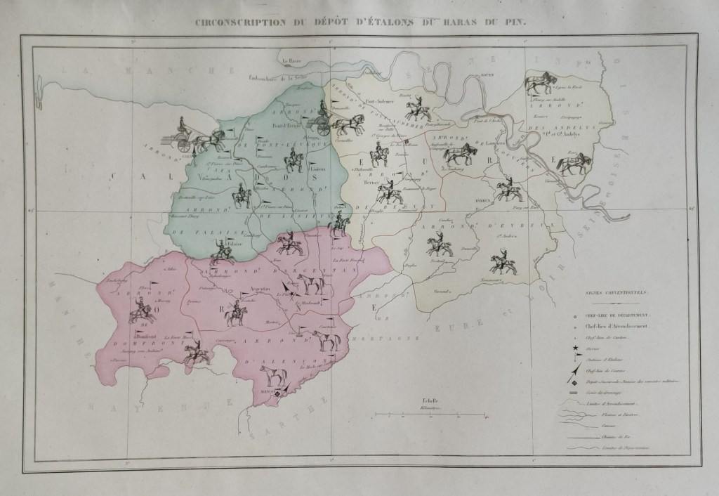 Eugène Gayot Atlas statistique des chevaux