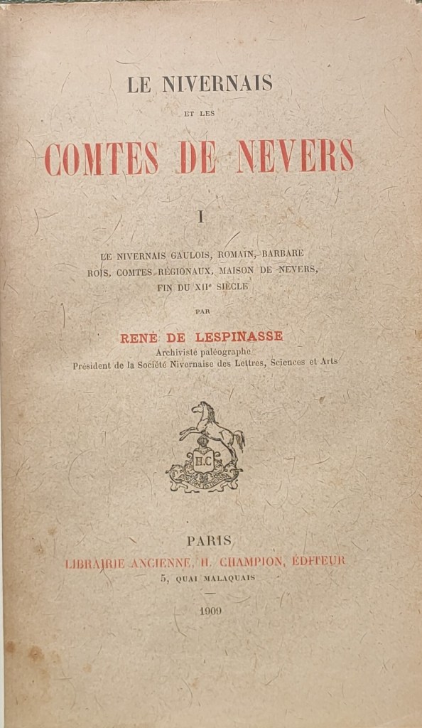 René de Lespinasse comtes de Nevers