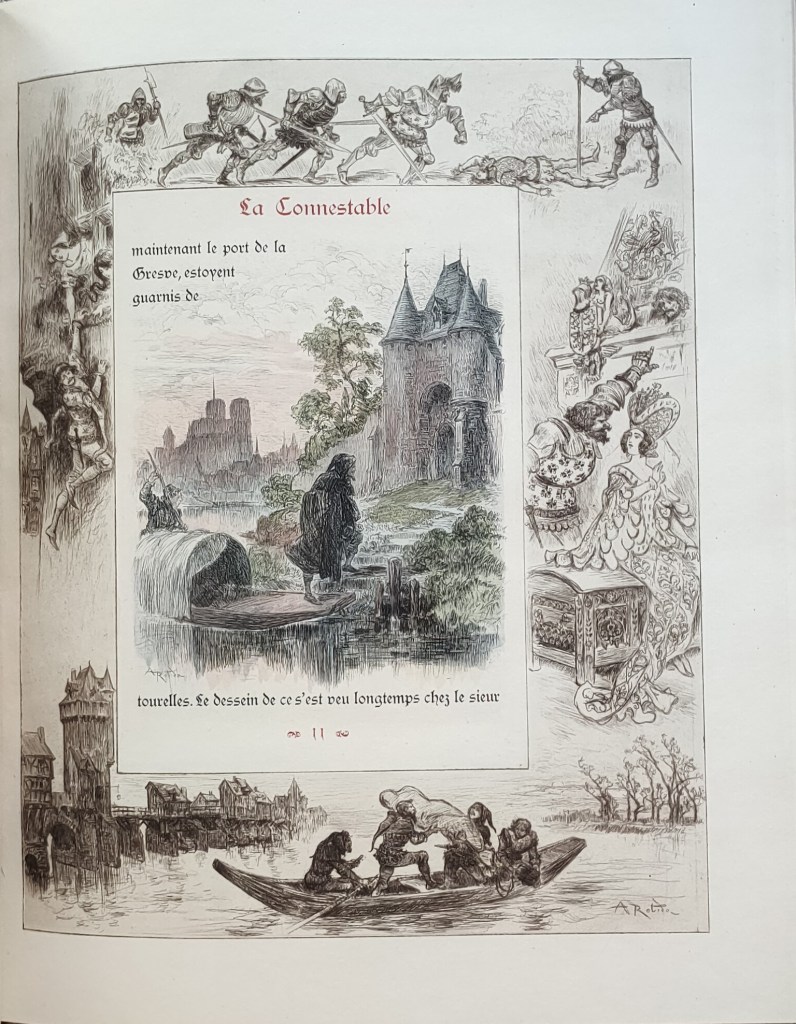 Reliure de Charles Meunier : La Connestable Illustré par Alfred Robida