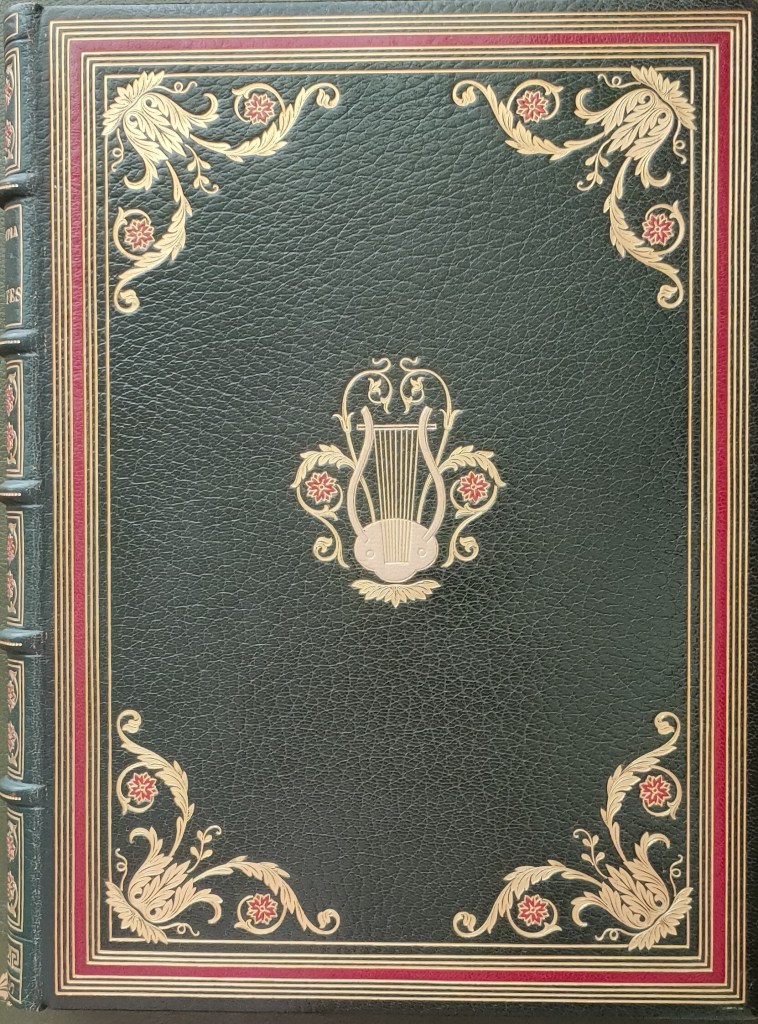 Heredia Les Trophées 1907 : Reliure de Georges Mercier plein maroquin vert