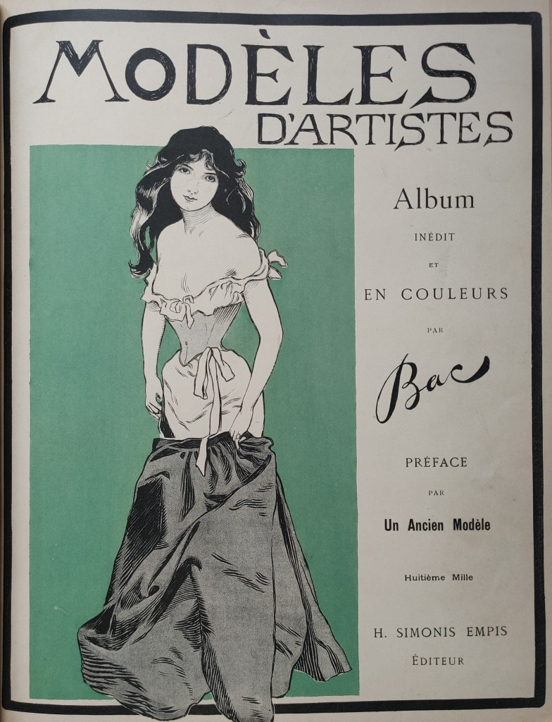 Ferdinand Bac illustrateur album : Modèles d'artistes page de titre