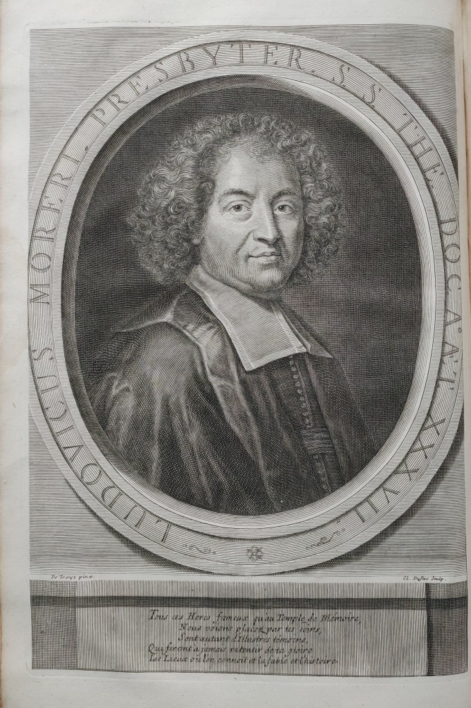 Dictionnaire historique de Moréri : portrait gravé de Louis Moreri (1643-1680)
