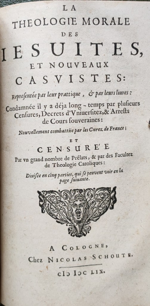 Blaise Pascal Les Provinciales 1659