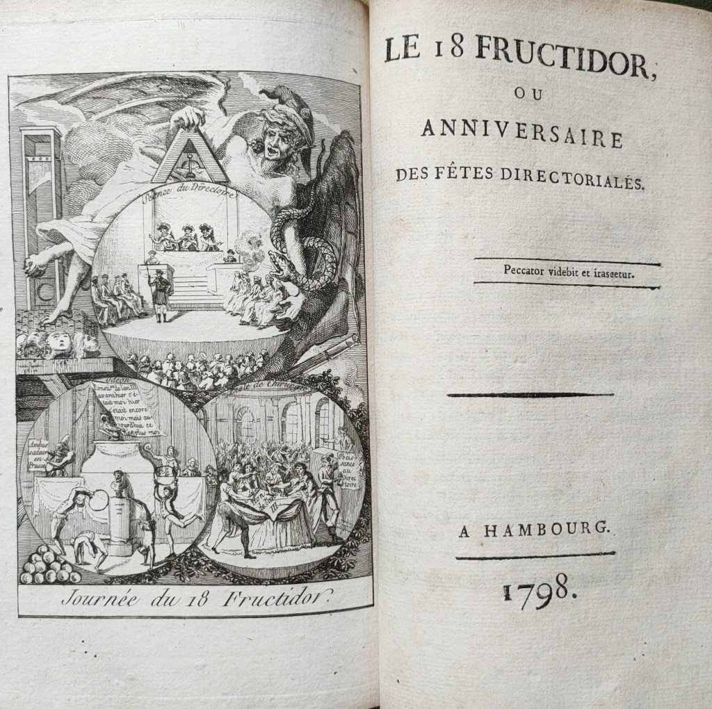 le 18 fructidor ou anniversaire des fêtes directoriales 1798