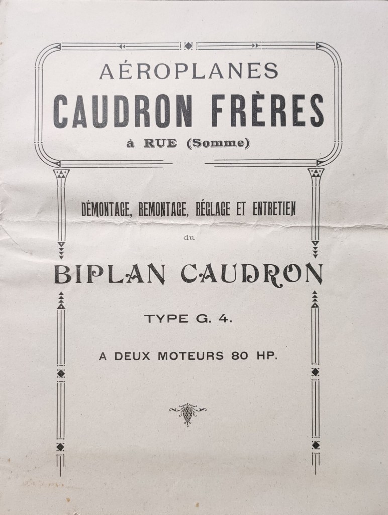Aéroplanes Caudron Frères Biplan : type G.4 à deux moteurs