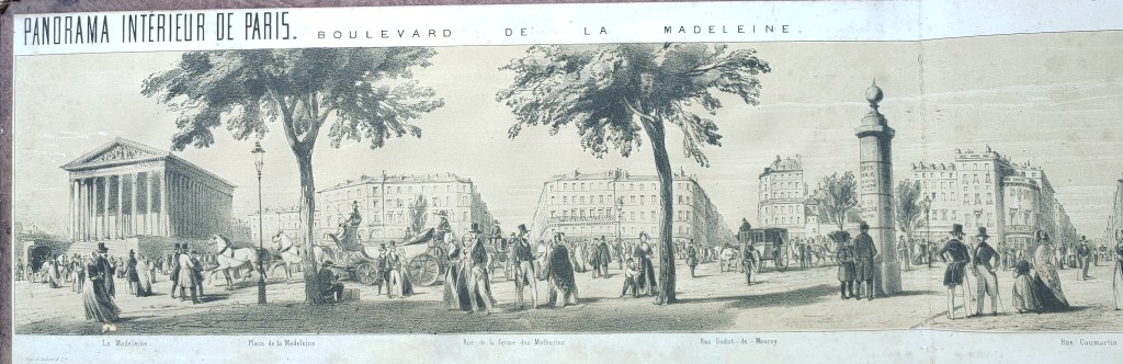 Panorama Intérieur Paris Aubert : boulevard de la Madeleine