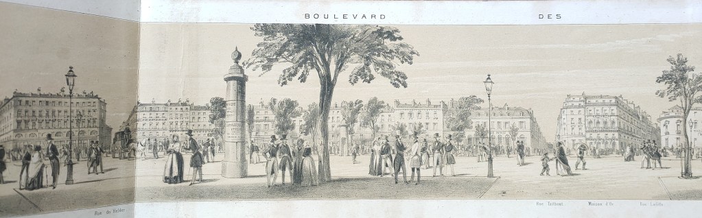 Panorama Intérieur Paris Aubert : boulevards parisiens