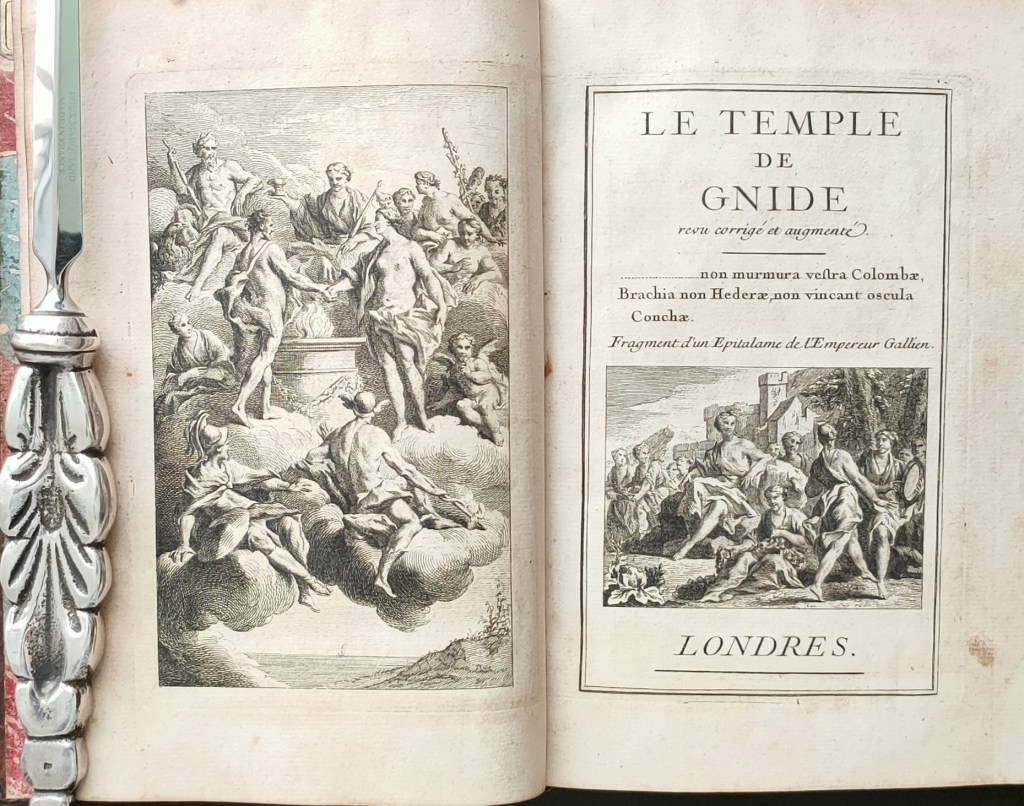 Montesquieu Temple de Gnide : l'édition de 1742