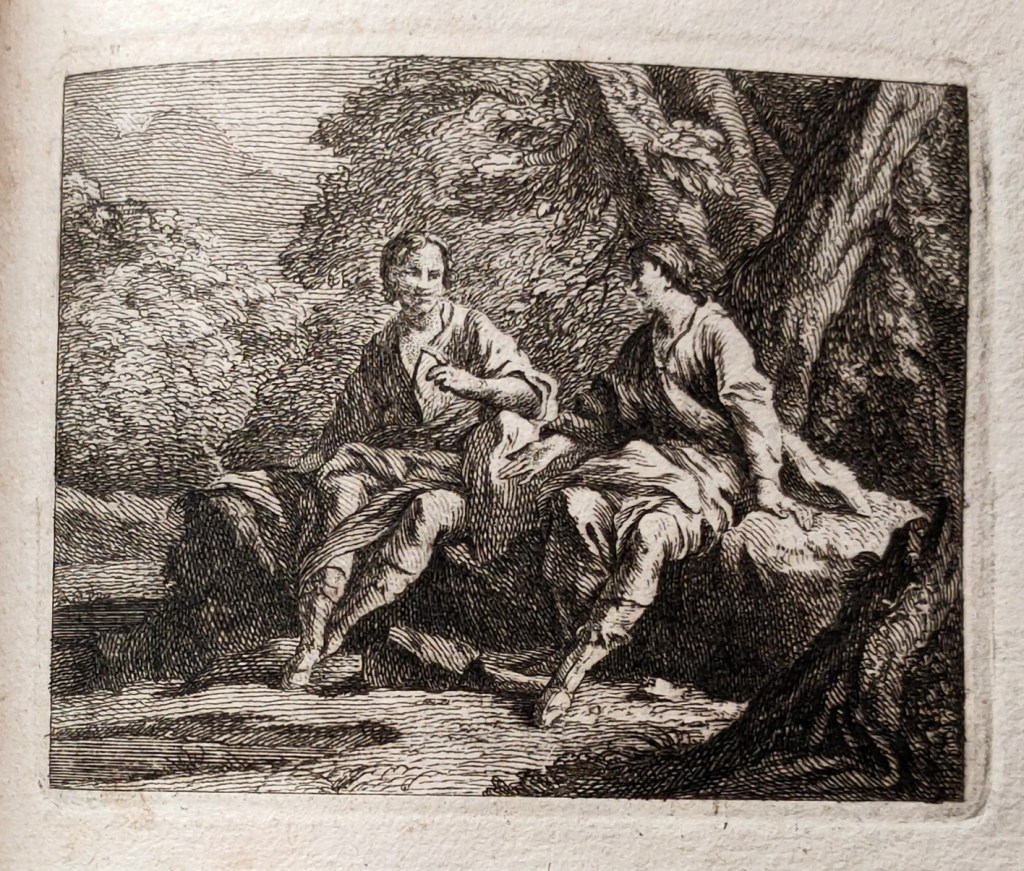 Montesquieu Temple de Gnide : vignette gravée