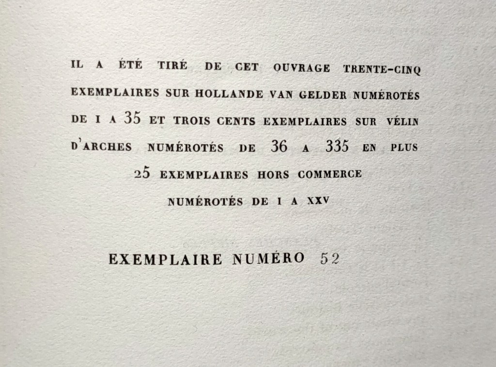 Charles Baudelaire poèmes en prose : 1926 édition numérotée